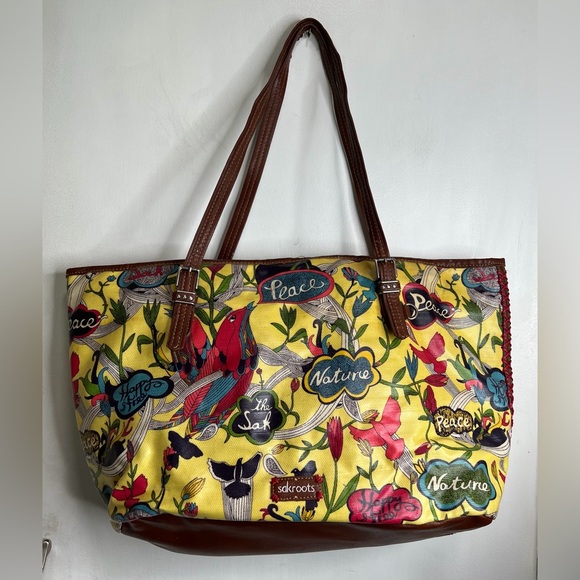 Sakroots Handbags - Sakroots Artist Circle Peace Large Tote Bag